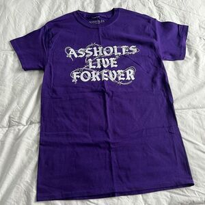 Linda finegold ALF small purple barbed wire t shirt